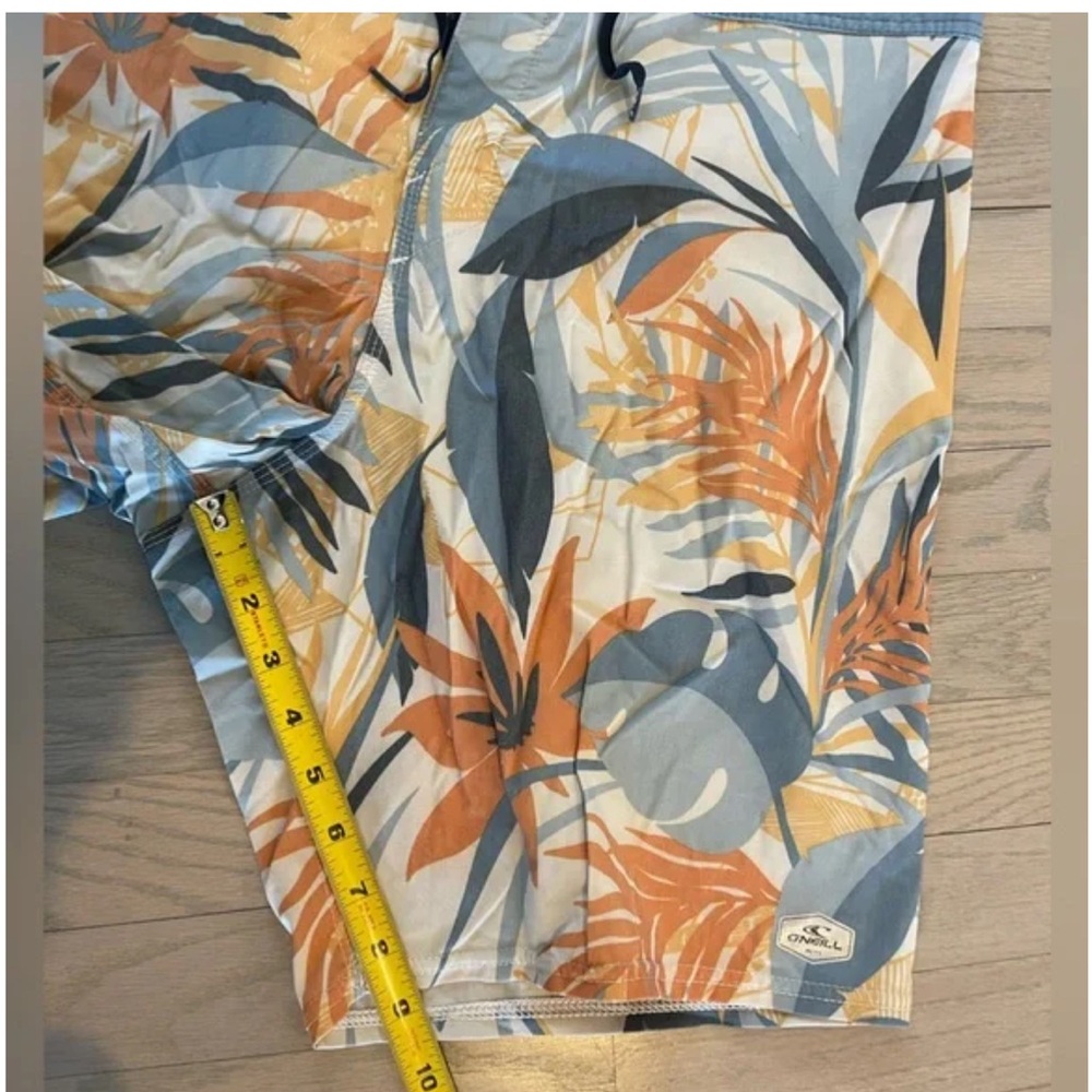 O'Neill - Swimsuit Blue Orange Hyperfreak Patron Board Shorts Beach sz 38” - Picture 5 of 9
